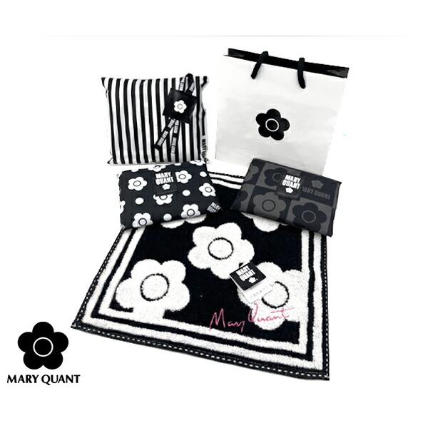 マリークワント エコバッグxタオルハンカチ ギフトセット #01