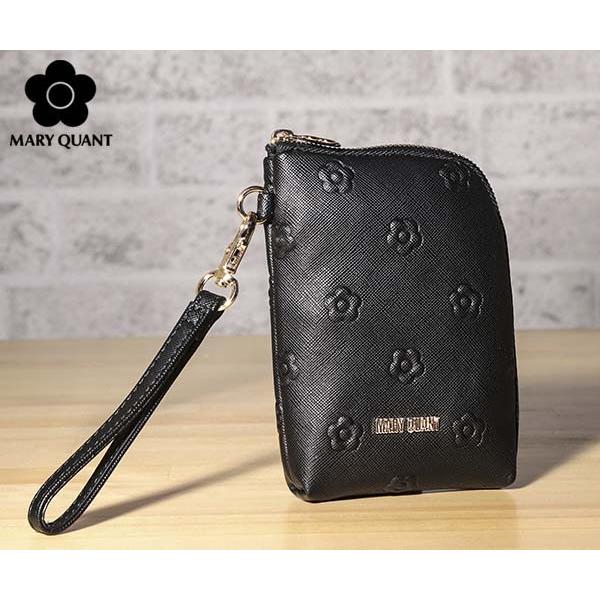 マリークワント シンプルエンボスデイジー マルチポーチ (MARY QUANT)
