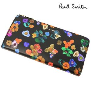 ポールスミス 財布 フローラルリバー L字ファスナー長財布[BPW013] (Paul Smith)【ウオレット 財布 レディース 牛革 レザー ギフト 人気】｜ace-web