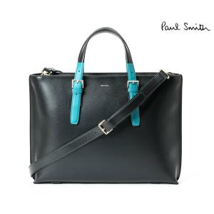ポールスミス カラードチップレザー トートバッグ ショルダータイプ