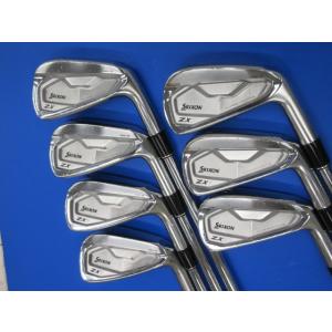 ヘッドもシャフトもツアー支給品 ダンロップ◆スリクソンSRIXON ZX7 MK2 7本(#4-P)...