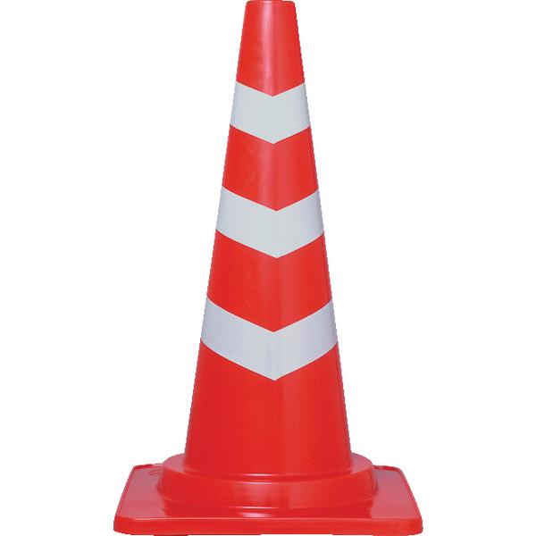 カットスコッチコーン660H φ40 外寸385×385×660mm　三甲　20本セット　カラーコー...