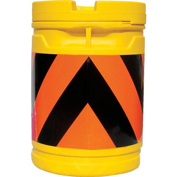 セフティドラム ゼブラ高輝度 オレンジ(反射）／黒（無反射）　8Y3001　※個人宅配送不可　クッシ...