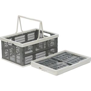 エコン　バスケットオリコン　#15　560380　グレー/ホワイト　