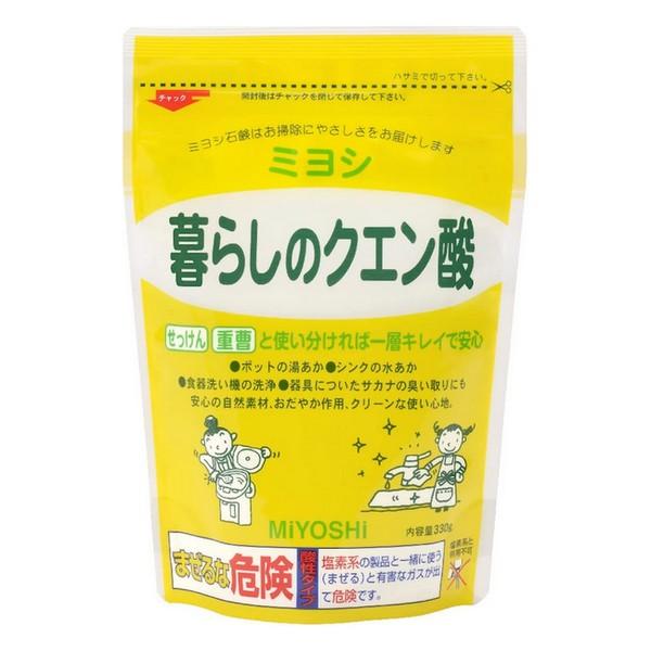 ミヨシ石鹸(株) 暮らしのクエン酸  330g