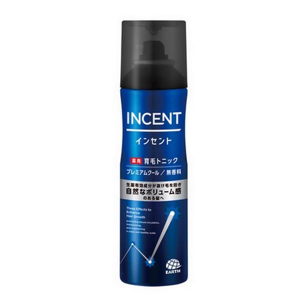【医薬部外品】アース製薬(株) インセント 薬用育毛トニック 無香料 プレミアムクール 190g