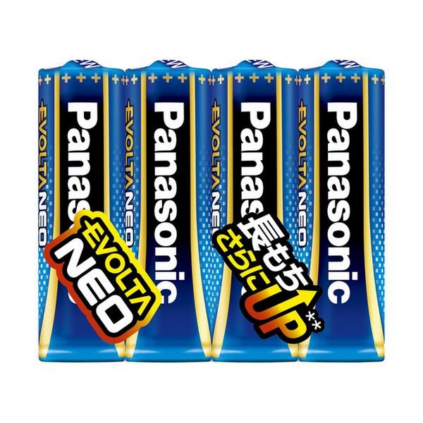 《パナソニック》 乾電池エボルタネオ単3形4本パック LR6NJ/4SE