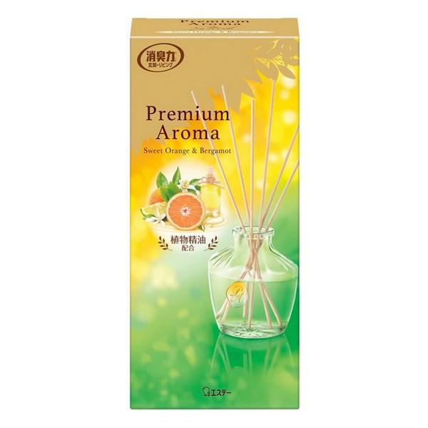 エステー(株) 玄関・リビング用 消臭力 Premium Aroma Stick スイートオレンジ＆...