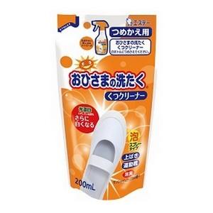 《エステー》 おひさまの洗たく　くつクリーナー　つめかえ 200ml (靴用洗剤）｜ace