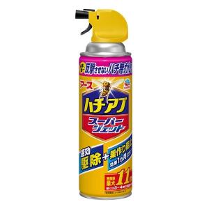 《アース製薬》 ハチの巣を作らせない ハチアブ スーパージェット 455ml｜ace