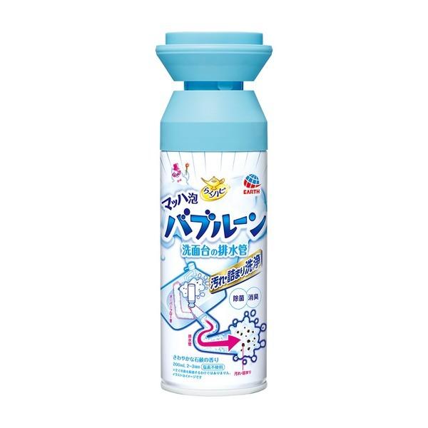 アース製薬(株) らくハピ マッハ泡バブルーン 洗面台の排水管 200ml