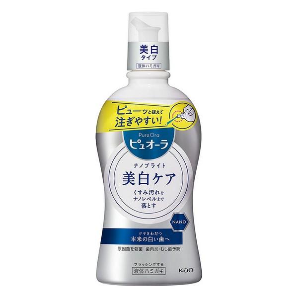 【医薬部外品】花王(株) 薬用ピュオーラ ナノブライト 液体ハミガキ 400ml