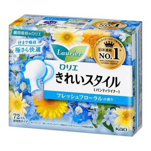 花王(株)ロリエ きれいスタイル フレッシュフローラルの香り（72個入） 返品キャンセル不可