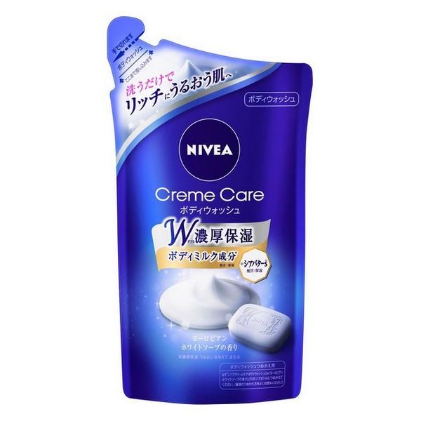 《花王》 ニベア クリームケア ボディウォッシュ ヨーロピアンホワイトソープの香り つめかえ用 36...