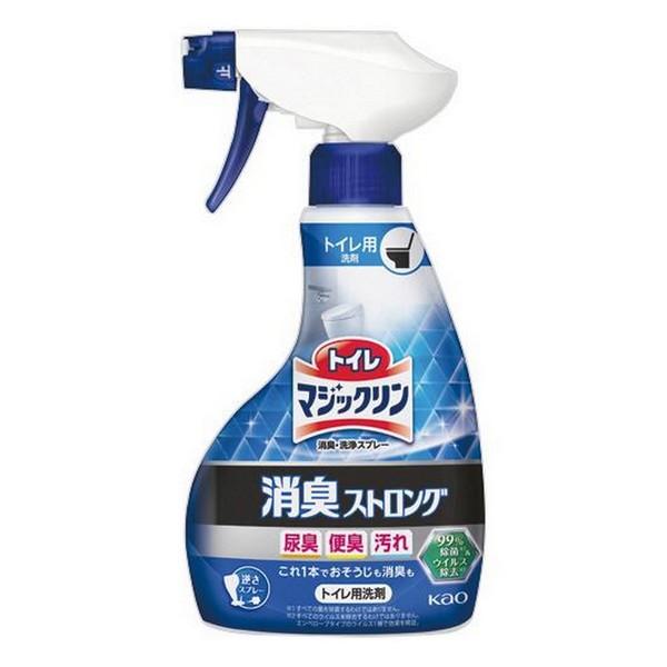 花王(株) トイレマジックリン 消臭・洗浄スプレー 消臭ストロング 本体 400ml (トイレ用洗剤...