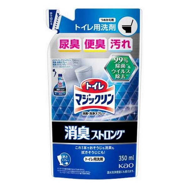 花王(株) トイレマジックリン 消臭・洗浄スプレー 消臭ストロング つめかえ用 350ml (トイレ...