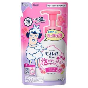 《花王》 ビオレu 泡で出てくるボディウォッシュ エンジェルローズの香り つめかえ用 480mL 返品キャンセル不可