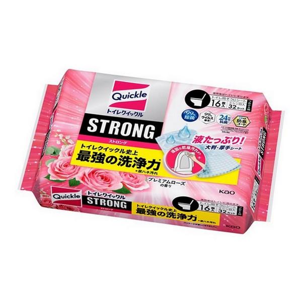 花王(株) トイレクイックル ストロング プレミアムローズの香り つめかえ用 16枚