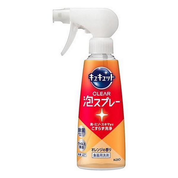 花王(株) キュキュット CLEAR泡スプレー オレンジの香り 本体 280mL