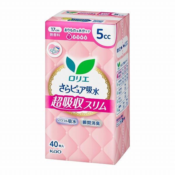 花王(株) ロリエ さらピュア吸水 超吸収スリム 5cc 40枚