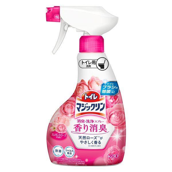 花王(株) トイレマジックリン消臭・洗浄スプレー 香り消臭 エレガントローズの香り 本体 350mL