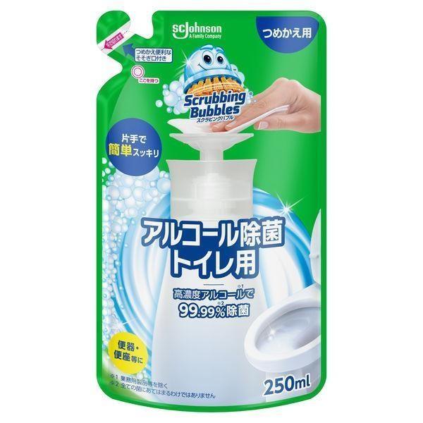 ジョンソン(株) スクラビングバブル アルコール除菌 トイレ用 つめかえ用 250mL