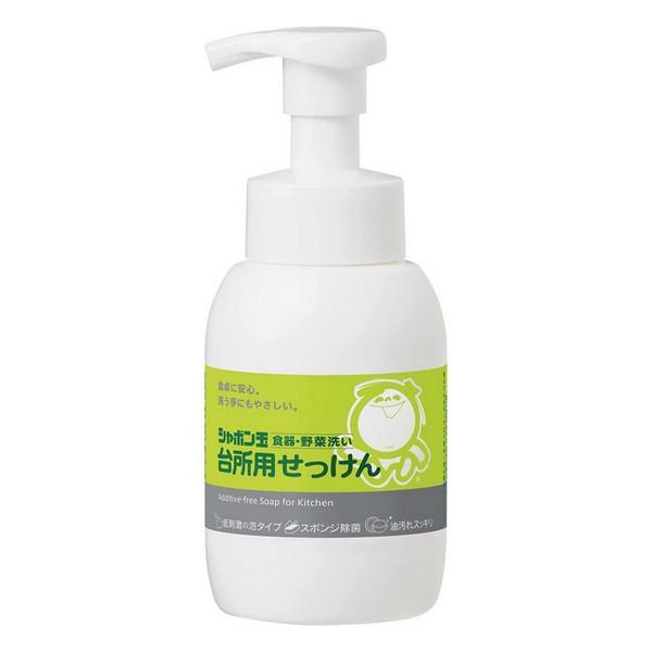 《シャボン玉石けん》シャボン玉台所用せっけん 泡タイプ ボトル 300ｍL