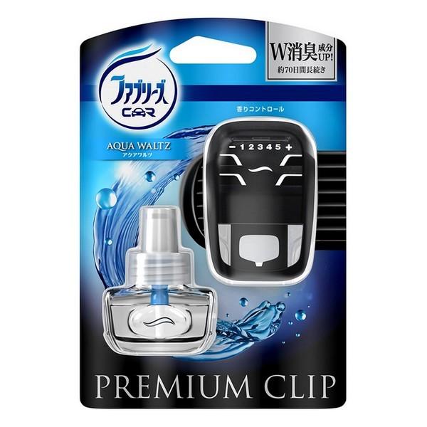 P&amp;Gジャパン(合) ファブリーズ クルマ プレミアムクリップ アクアワルツ 本体 7mL