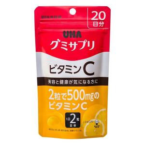 《UHA味覚糖》 グミサプリ ビタミンC 40粒 20日分｜ace