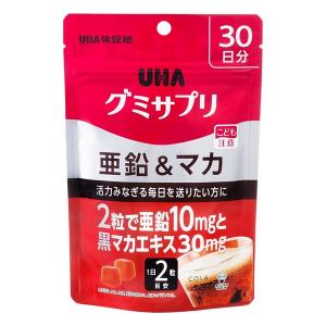 《UHA味覚糖》 グミサプリ 亜鉛＆マカ 60粒 30日分｜ace