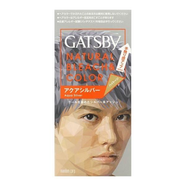 (株)マンダム ギャツビー (GATSBY) ナチュラルブリーチカラー アクアシルバー 35g+70...