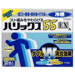 【第3類医薬品】《ライオン》 ハリックス55 EX 冷感A ハーフサイズ 12枚 ★定形外郵便★追跡・保証なし★代引き不可★｜ace