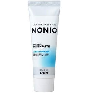 【医薬部外品】ライオン(株) NONIO(ノニオ) ハミガキ クリアハーブミント 130g (薬用歯...