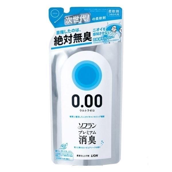 《ライオン》 ソフラン プレミアム消臭 ウルトラゼロ つめかえ用 400ml