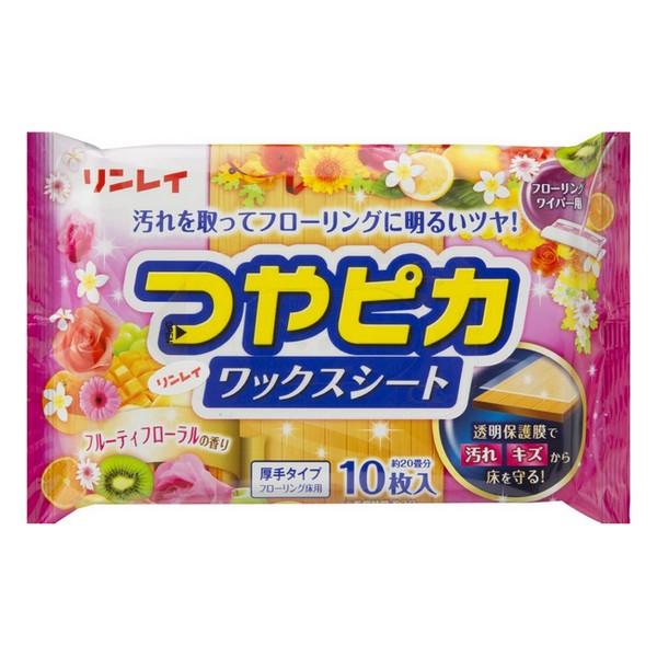 (株)リンレイ つやピカワックスシート フルーティフローラルの香り 10枚入