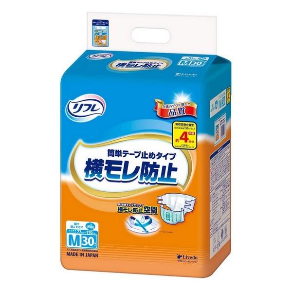 (株) リブドゥコーポレーション リフレ 簡単テープ止めタイプ 横モレ防止 M 30枚入