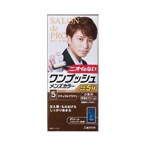 【医薬部外品】(株)ダリヤ サロンドプロ ワンプッシュメンズカラー（白髪用） 5 ナチュラルブラウン