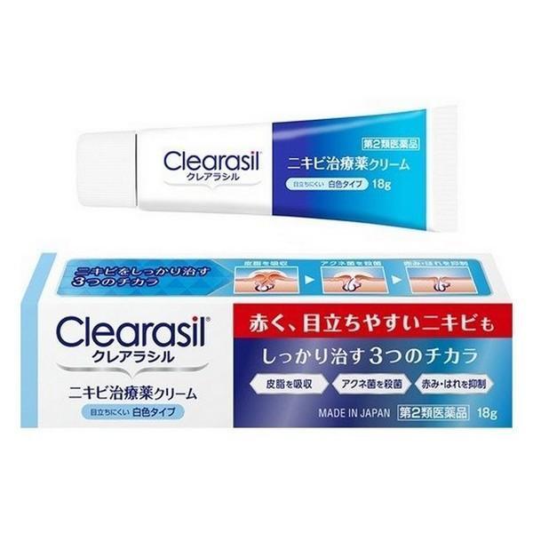 【第2類医薬品】レキットベンキーザー・ジャパン(株) クレアラシル ニキビ治療薬クリーム 白色タイプ...