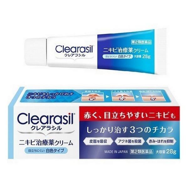 【第2類医薬品】レキットベンキーザー・ジャパン(株) クレアラシル ニキビ治療薬クリーム 白色タイプ...