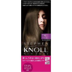 【医薬部外品】《コーセー》 スティーブンノル カラークチュール クリームヘアカラー ライトアイスブラウン 7A 1セット (白髪染め)｜ace