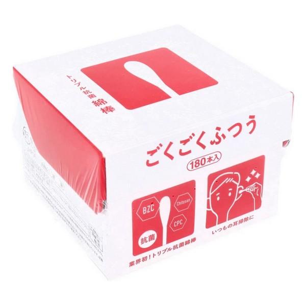 平和メディク(株) トリプル抗菌綿棒 ごくごくふつう 180本入
