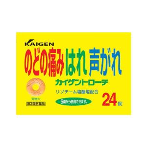 【指定医薬部外品】《カイゲン》 カイゲントローチS 24錠 (口腔咽喉薬) ★定形外郵便★追跡・保証なし★代引き不可★｜ace