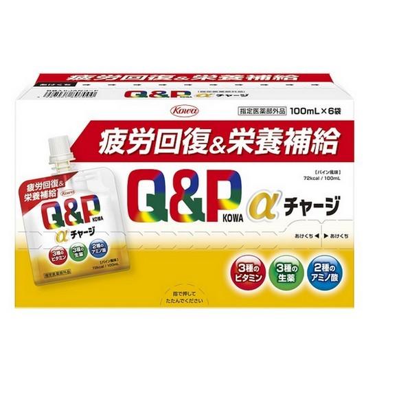 【指定医薬部外品】興和(株) キューピーコーワαチャージ 100mL×6袋