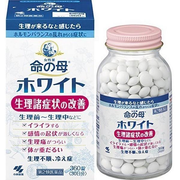 【第2類医薬品】小林製薬(株) 命の母ホワイト 360錠 (生理痛や頭痛・腰痛)