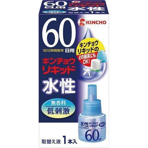 【防除用医薬部外品】大日本除虫菊(株) 水性キンチョウリキッド 60日 無香料 取替え液