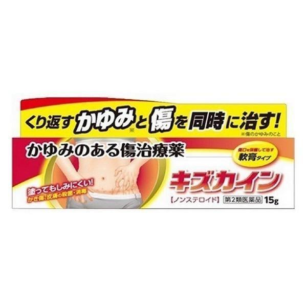 【第2類医薬品】丹平製薬(株) キズカイン 15g (傷治療薬) [メール便][送料無料][代引き不...