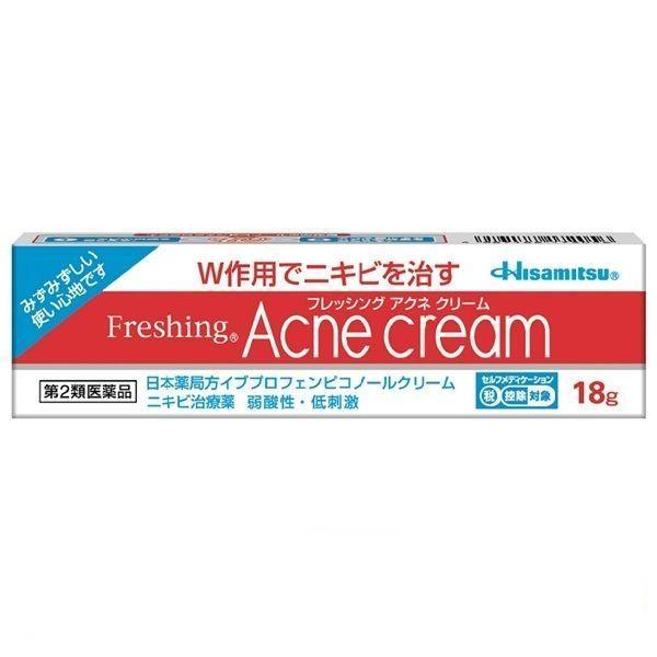 【第2類医薬品】久光製薬(株) フレッシングアクネクリーム 18g [メール便][送料無料][代引き...