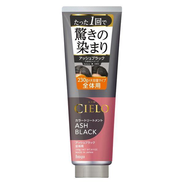 《ホーユー》 CIELO （シエロ） カラートリートメント 全体用 アッシュブラック 230g