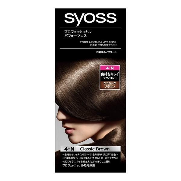 【医薬部外品】(株)加美乃素本舗 サイオス ヘアカラー クリーム 4-N クラシックブラウン (白髪...