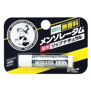 《ロート製薬》 メンソレータム 薬用リップナチュラル 4.5g 【医薬部外品】｜ace